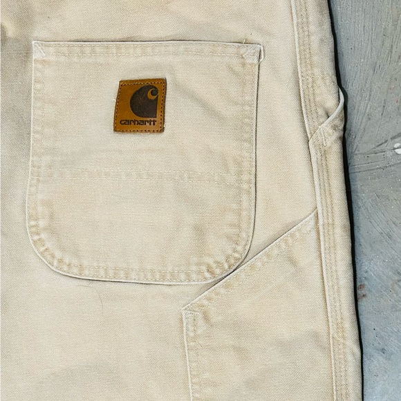 Carhartt CARPENTER SHORTS - Sz 40 - TAN - Picture 7 of 14